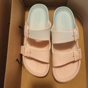 ALDO  Light Pink and Blue Sandals